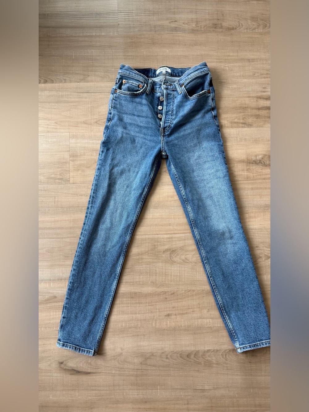re/done 90s high rise ankle crop // size 25